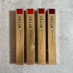 Stila Stay All Day Liquid Lipstick Bundle – 4 Shades (NEW IN BOX)